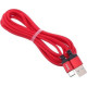 HOCO (6957531062875) X14 USB (m)-Type-C (m) 1.0м - красный/черный