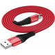 HOCO (6957531062875) X14 USB (m)-Type-C (m) 1.0м - красный/черный