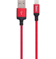 HOCO (6957531062837) X14 USB (m) - 8 Pin (m) 1.0m - красный/черный