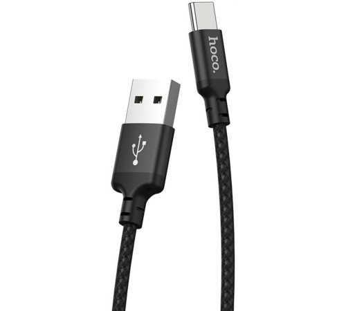 HOCO (6957531062868) X14 USB (m)-Type-C (m) 1.0м - черный