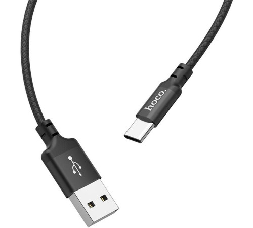 HOCO (6957531062868) X14 USB (m)-Type-C (m) 1.0м - черный