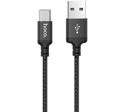 HOCO (6957531062868) X14 USB (m)-Type-C (m) 1.0м - черный
