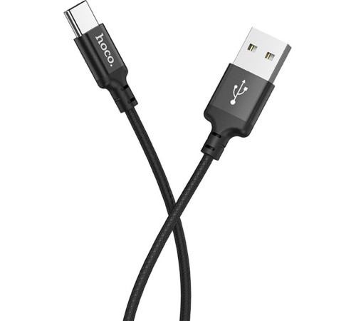 HOCO (6957531062868) X14 USB (m)-Type-C (m) 1.0м - черный