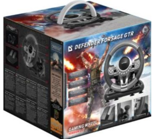 руль DEFENDER (64367) FORSAGE GTR USB
