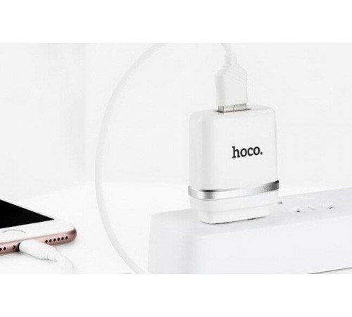 HOCO (6957531047742) C11 1USB 1A MICRO USB 1м белый