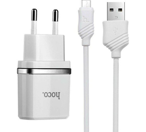 HOCO (6957531047742) C11 1USB 1A MICRO USB 1м белый