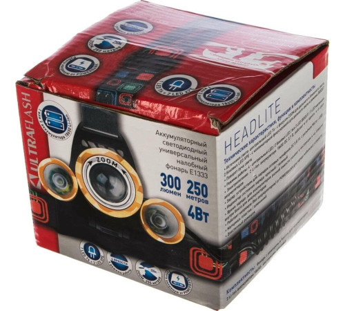 ULTRAFLASH (13903) E1333 черный