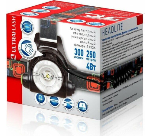 ULTRAFLASH (13906) E1336 черный