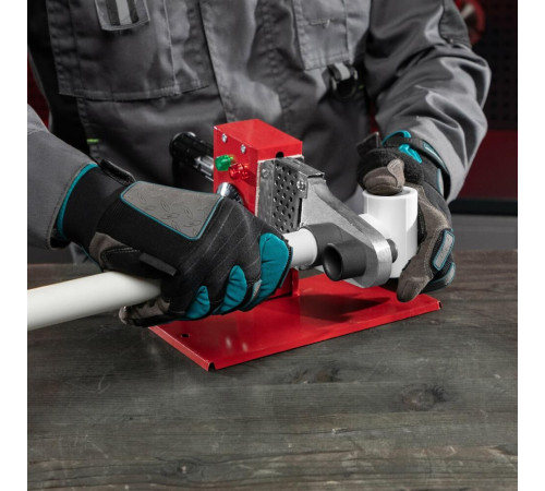 KRONWERK Аппарат для сварки пластиковых труб KW 600, 600 Вт, 300 °C, 20-25-32-40 мм, блистер 94212