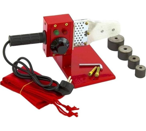 KRONWERK Аппарат для сварки пластиковых труб KW 600, 600 Вт, 300 °C, 20-25-32-40 мм, блистер 94212