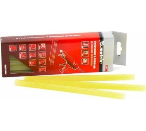 MATRIX Стержни клеевые, 11 x 200 мм, прозрачные, 12 шт. 930730