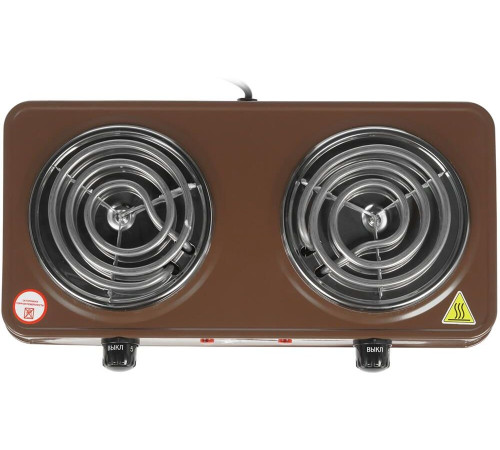 ВАСИЛИСА ВА-902 спираль двухконфорочная коричневый