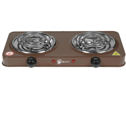 ВАСИЛИСА ВА-902 спираль двухконфорочная коричневый