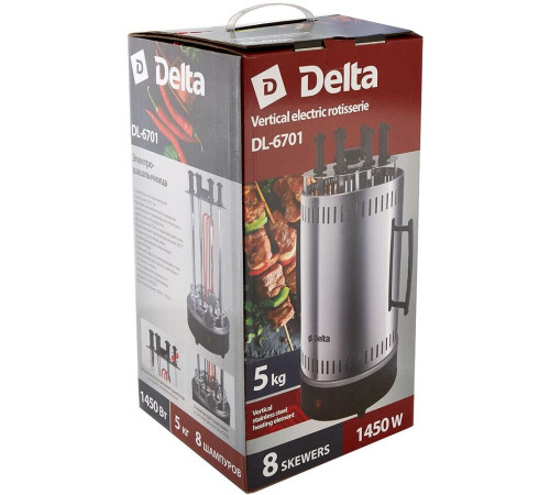 DELTA DL-6701 электрошашлычница