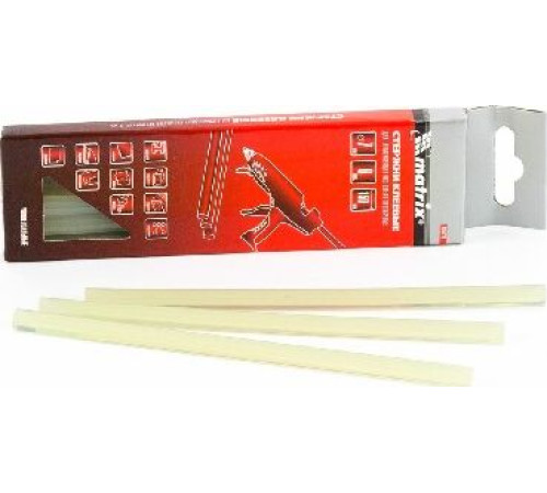 MATRIX Стержни клеевые, 7 x 150 мм, прозрачные, 6 шт. 930710