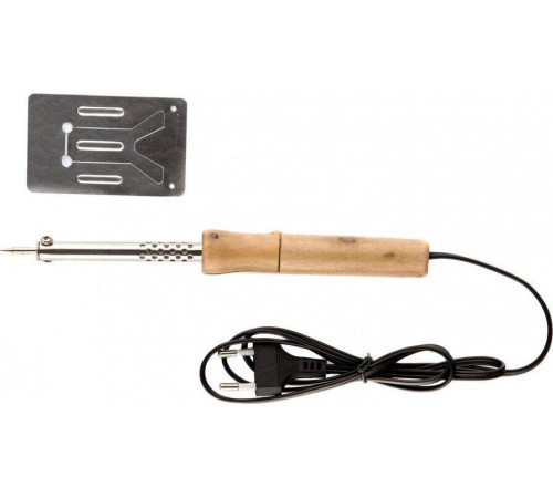 Паяльники электрические SPARTA Паяльник с ручкой из дерева, 40 Вт, 220 В 913102
