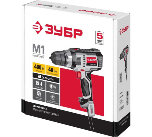 ЗУБР ДШ-М1-400-2