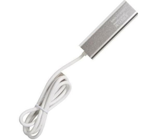 USB хаб HOCO (6957531038146) HB1 4хUSB серебро