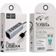 USB хаб HOCO (6957531038139) HB1 USB-хаб 4хUSB - tarnish