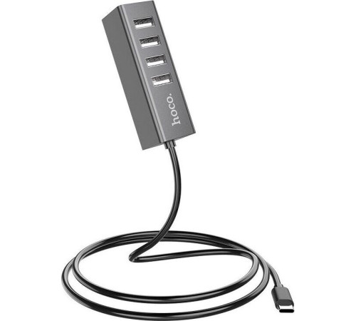 USB хаб HOCO (6957531038139) HB1 USB-хаб 4хUSB - tarnish