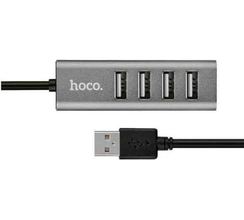 USB хаб HOCO (6957531038139) HB1 USB-хаб 4хUSB - tarnish