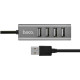 USB хаб HOCO (6957531038139) HB1 USB-хаб 4хUSB - tarnish