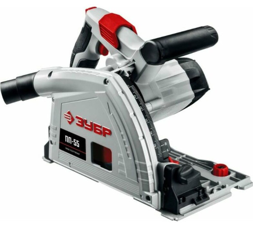 ЗУБР ПП-55Н Пила погружная с шиной, 90°-55 мм, диск 165 мм