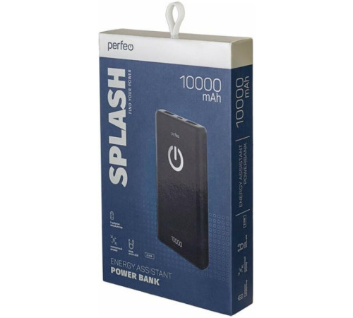 PERFEO (PF_B4296) SPLASH - 10000 Mah - черный