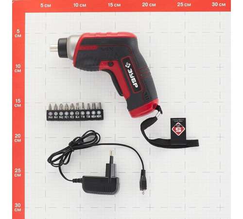 ЗУБР ЗО-Е-3.6 Ли VIX отвертка аккумуляторная 3.6 В, в коробке