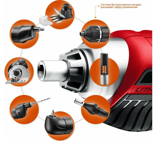 ЗУБР ЗО-Е-3.6 Ли VIX отвертка аккумуляторная 3.6 В, в коробке