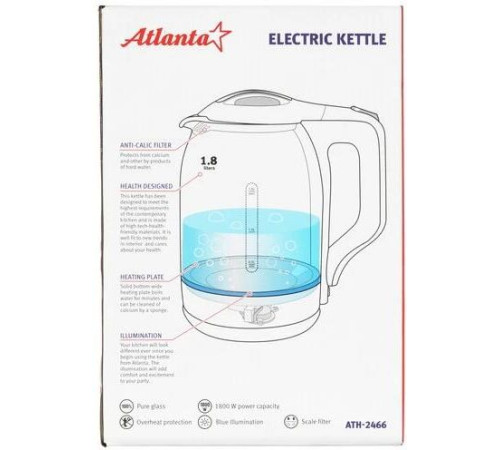 ATLANTA ATH-2466 (1,8л. стекло) белый