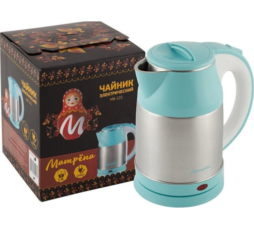 МАТРЁНА MA-121 нержавейка голубой (7364)