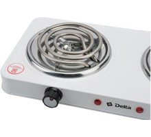 DELTA D-705 двухконфорочная спираль белая (5)