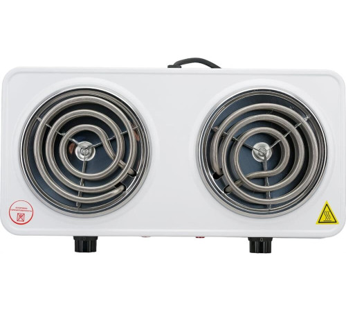 DELTA D-705 двухконфорочная спираль белая (5)