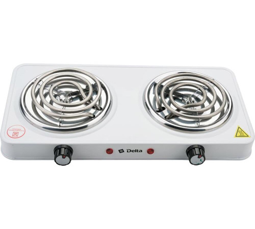 DELTA D-705 двухконфорочная спираль белая (5)