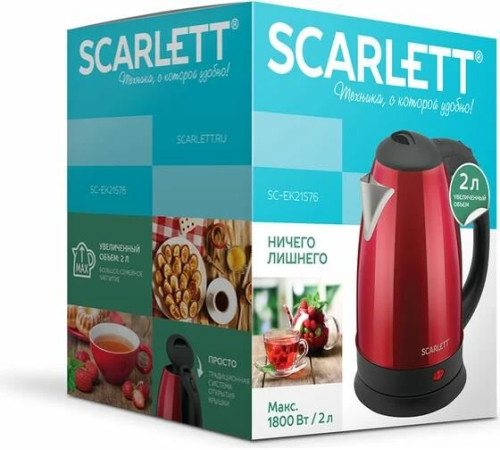 SCARLETT SC-EK21S76 красный 2л