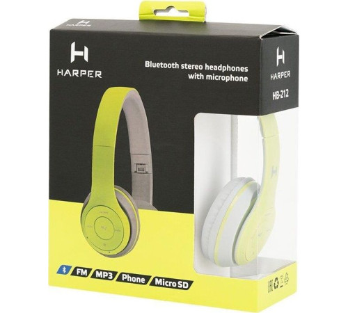 HARPER HB-212 белый\зеленый