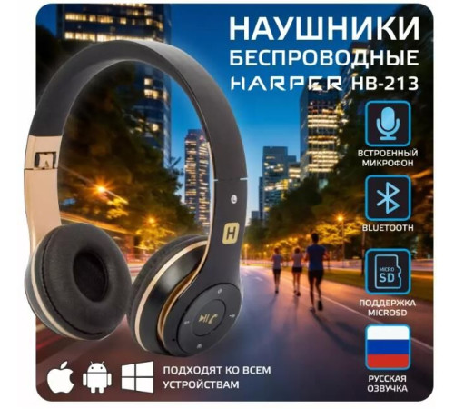 HARPER HB-213 черный\золотой