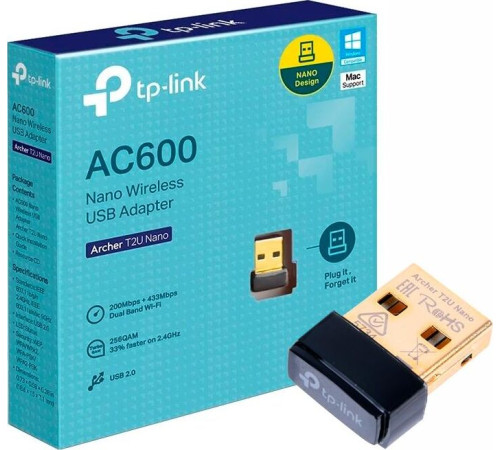 Беспроводной USB-адаптер TP-Link Archer T2U NANO