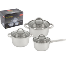 MALLONY MEDIANO-SET-6 (1,9л. 2,6л. 3,6л.) с крышками