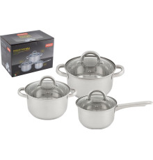 MALLONY MEDIANO-SET-6 (1,9л. 2,6л. 3,6л.) с крышками