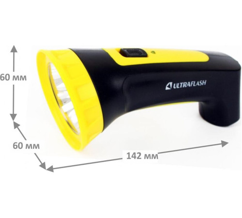 ULTRAFLASH (12867) LED3804M черный/желтый