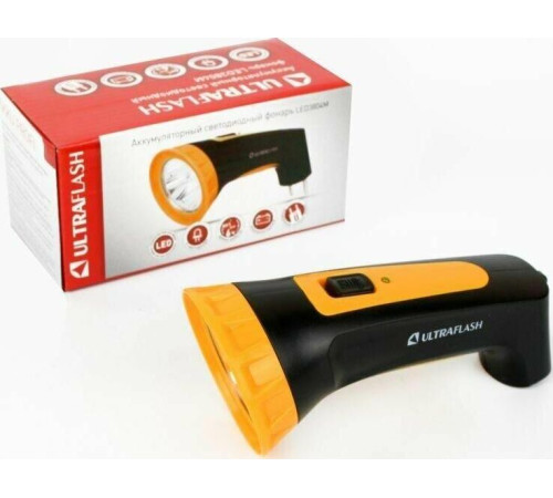 ULTRAFLASH (12867) LED3804M черный/желтый