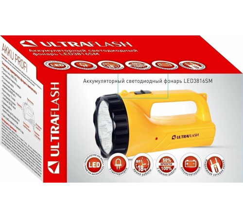 ULTRAFLASH (12859) LED3816SM желтый