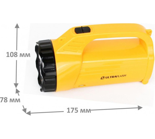 ULTRAFLASH (12860) LED3819CSM желтый