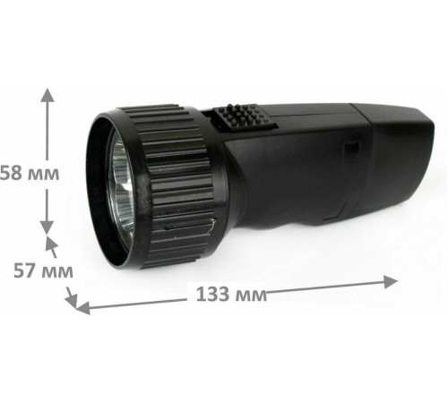 ULTRAFLASH (14020) LED3859 Аккумуляторный фонарь черный