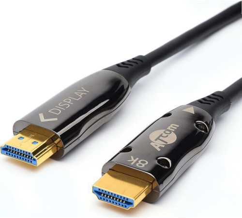 ATCOM (AT8877) HDMI 30 м (HIGH speed, Metal gold, Optical) 8K VER 2.1