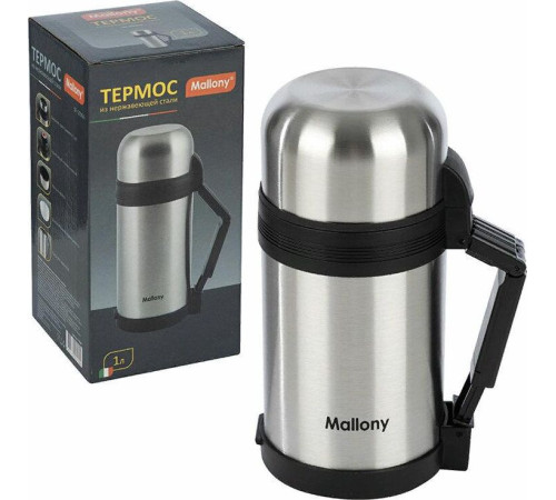 MALLONY Термос нерж. сталь SF-1000A, 1л (073006)