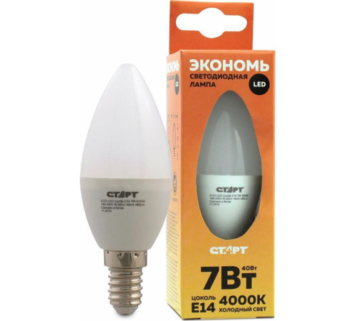 СТАРТ (17281) LEDCANDLE E14 7W40 WS