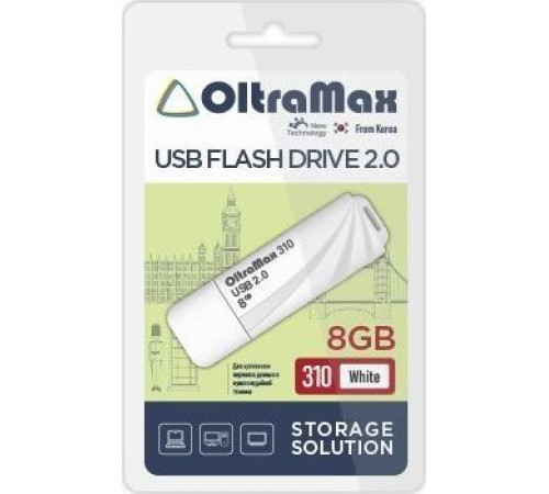 OLTRAMAX OM-8GB-310-White